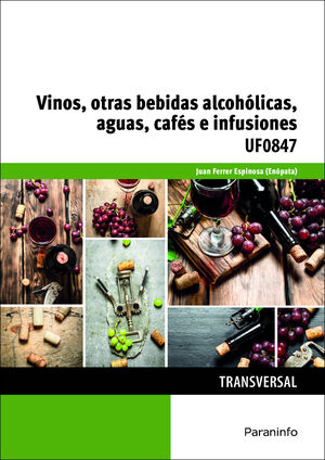 VINOS, OTRAS BEBIDAS ALCOHÓLICAS, AGUAS, CAFÉS E INFUSIONES